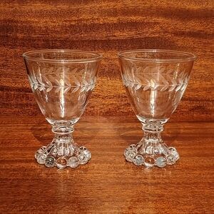 Elegant, Clear Glass Goblets